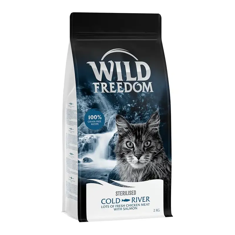 Finns tillgänglig - Wild Freedom Adult ”Cold River” Sterilised Salmon – Grain Free – 2 kg
