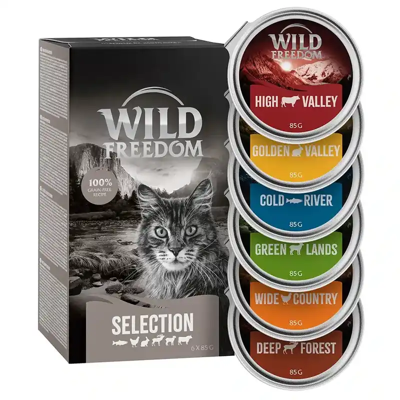 Rabatter - Wild Freedom Adult portionsform 6 x 85 g – Blandpack