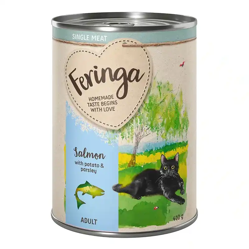 Feringa Single Meat Menu 6 x 410 g – Lax med potatis & persilja | Specialerbjudande