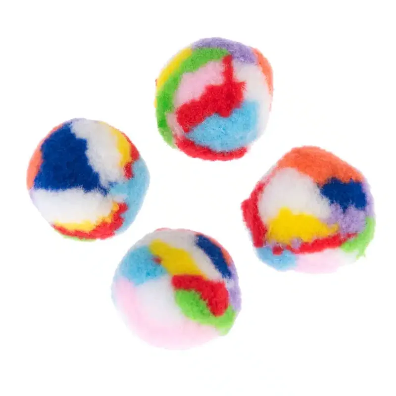Finns att beställa | TIAKI fluffiga bollar leksaksset – 4-pack