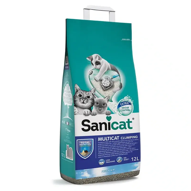 Rekommenderas - Sanicat Clumping Multicat – 12 l