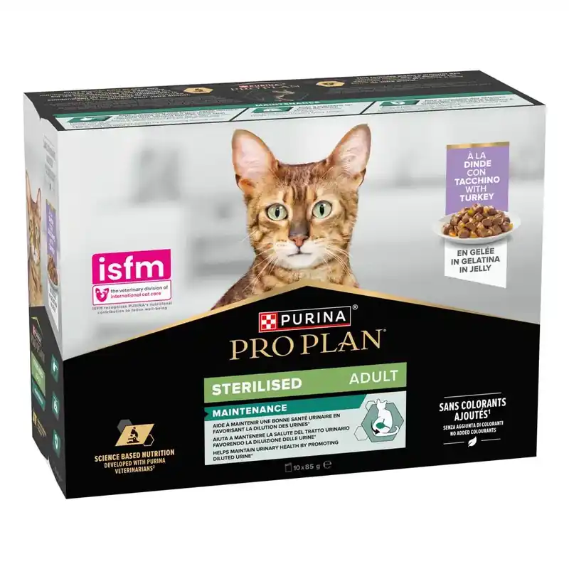 PURINA PRO PLAN Cat Sterilised Adult Maintenance 10 x 85 g – Kalkon | Deal
