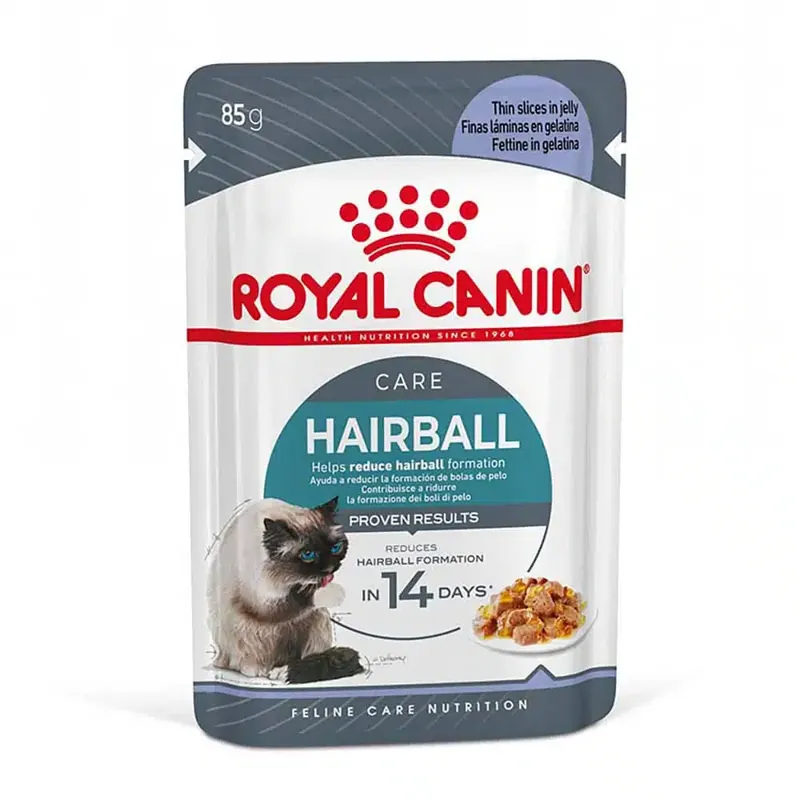 Royal Canin FCN Hairball Care i gelé – 12 x 85 g - Mycket populär