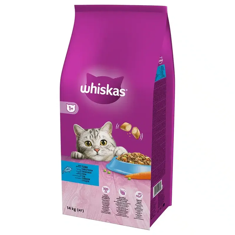 Ny lansering - Whiskas 1+ Tonfisk – 14 kg