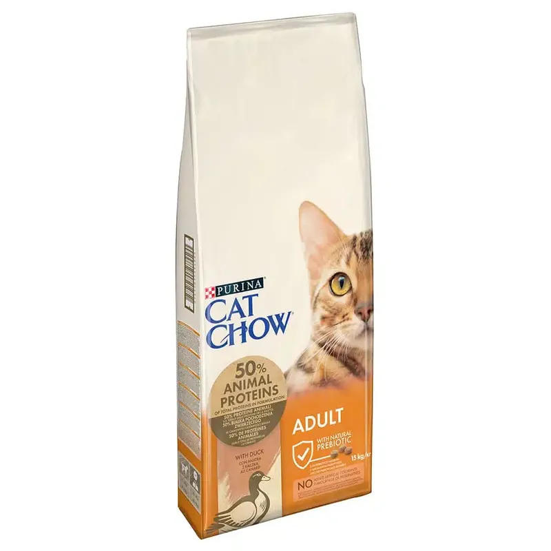 Mycket populär - Cat Chow Adult Rich in Duck – 15 kg
