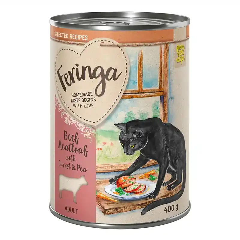 Feringa Selected Recipes 6 x 400 g – Köttfärslimpa med morot och ärtor - Finns nu