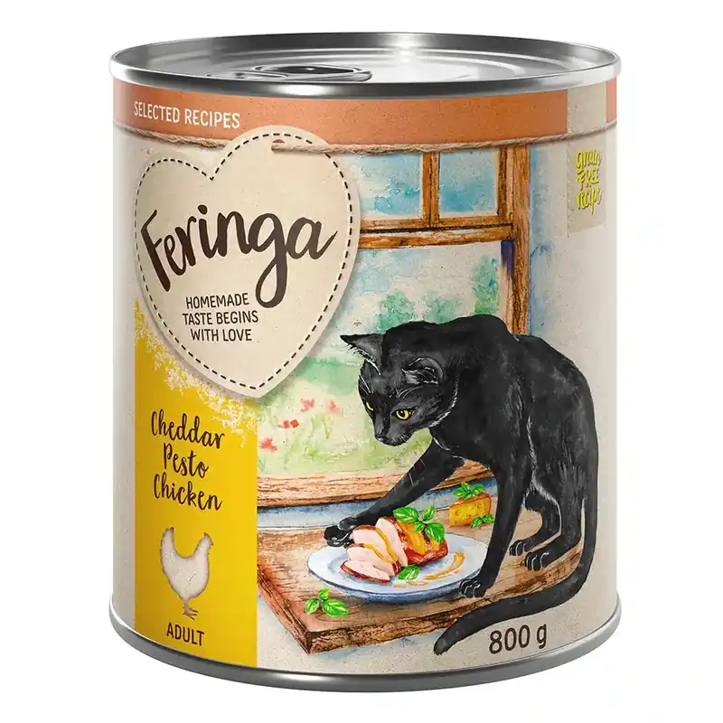 Toppsäljare - Feringa Selected Recipes 6 x 800 g – Cheddar-pesto-kyckling