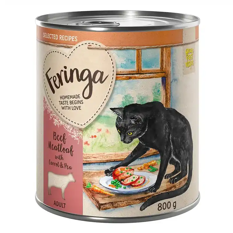 Feringa Selected Recipes 6 x 800 g – Köttfärslimpa med morot och ärtor | Deal
