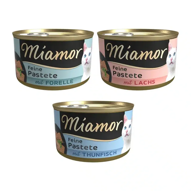 Miamor Paté 12 x 85 g – Multibox Fisk (3 sorter) | Ta chansen