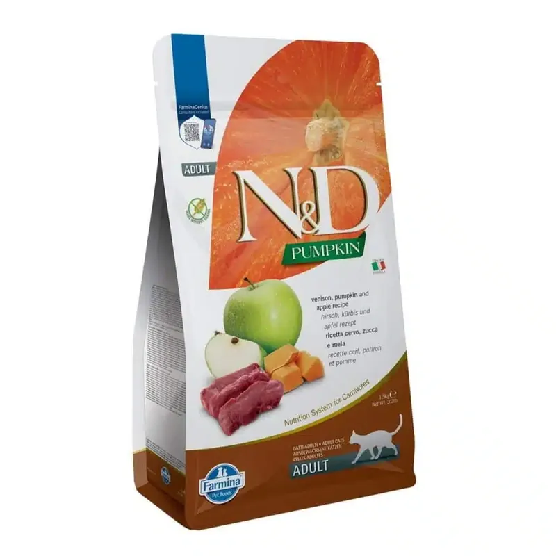 Farmina N&D Pumpkin Cat Venison & Apple 1,5 kg | Bästa pris