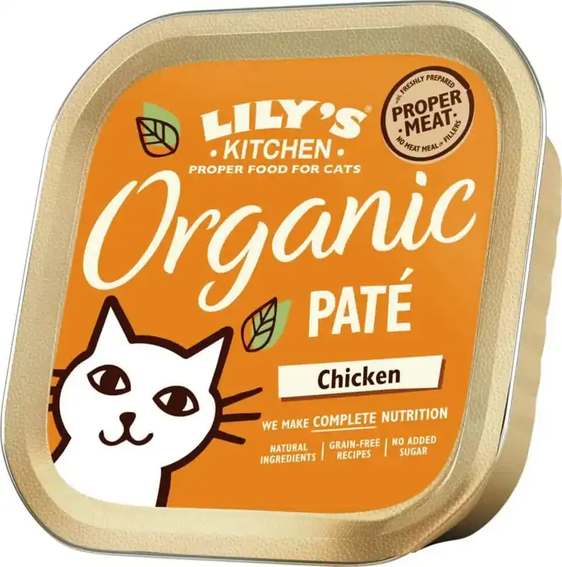 Organic Chicken Dinner våtfoder för katt – 19 x 85 g | Prissänkt