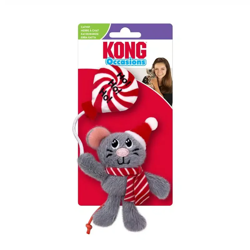 Endast denna vecka - KONG Holiday Occasions Mouse – 1 st