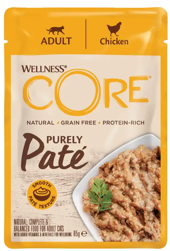 CORE Cat purely pate, Chicken 85 g | Rekommenderas