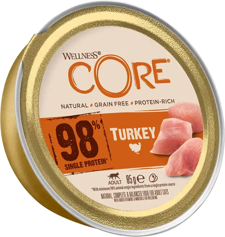 Så länge lagret räcker | CORE Cat 98% Turkey – 85 g