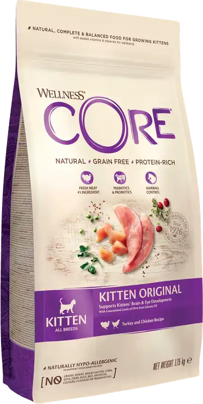 Efterfrågad - CORE Kitten Original Chicken & Turkey 1,75 kg