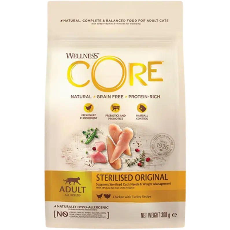 Deal | CORE Cat Adult Sterilised Chicken & Turkey – 300 g
