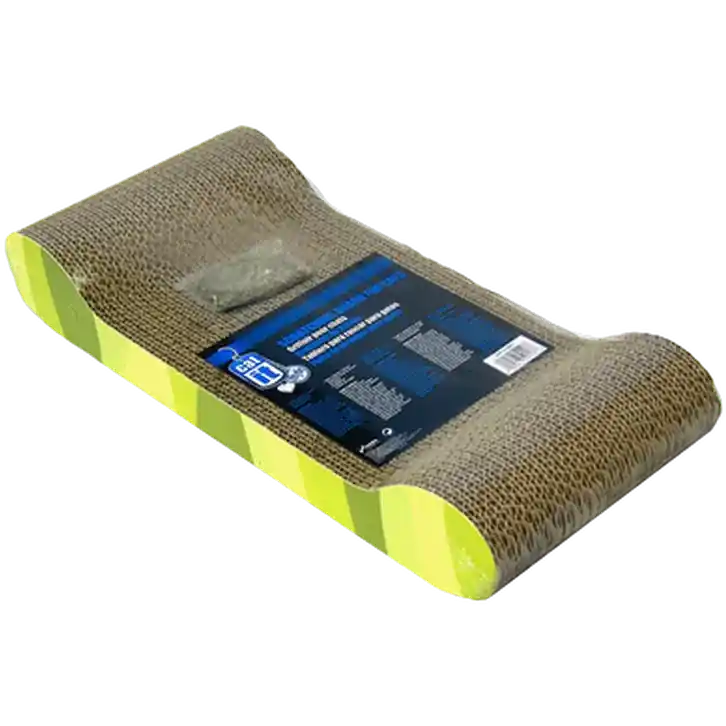 Style Scratcher with Catnip – Jungle-Stripe Lounge Brown 50 cm | Handla säkert