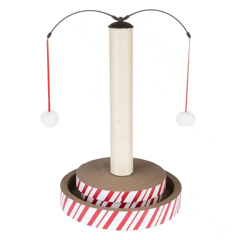 TIAKI 4-i-1 multitoy klösbräda för katter – L 40 x B 40 x H 62 cm - Populär