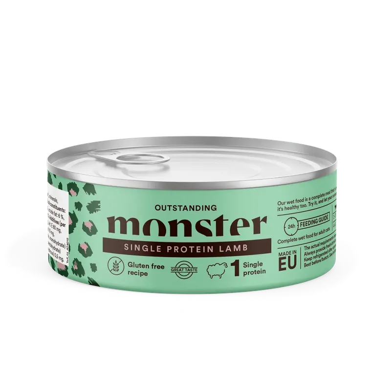 Cat Adult Single Protein Lamb – 12 x 100 g | Direkt från fabriken