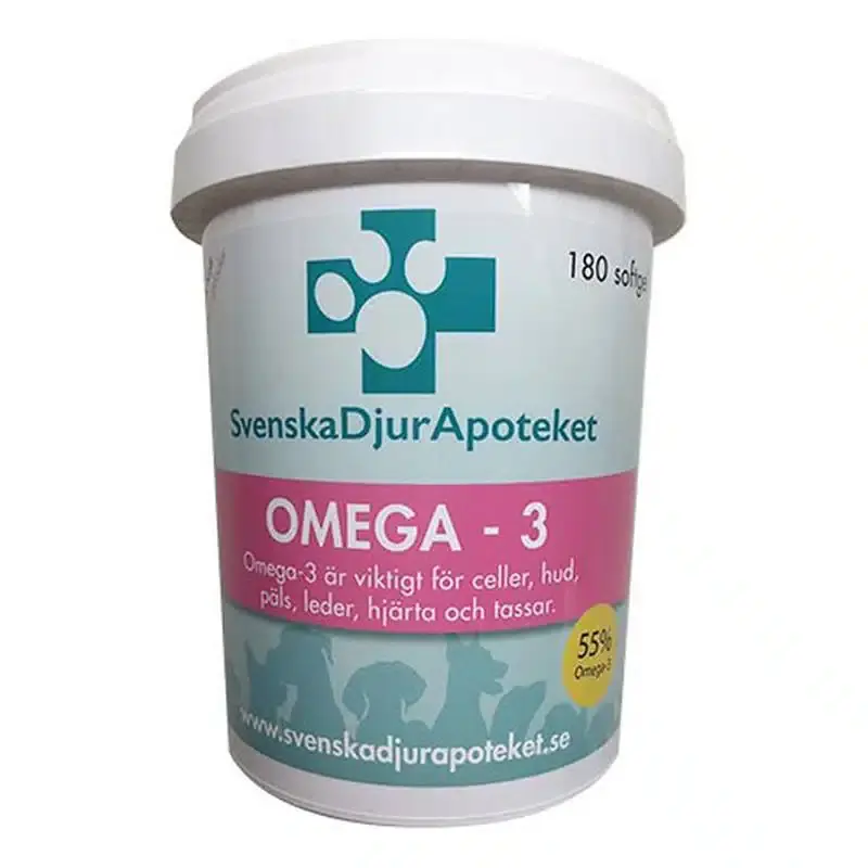Svenska DjurApoteket Svenska Djurapoteket Omega 3 kapslar 180 st | Så länge lagret räcker