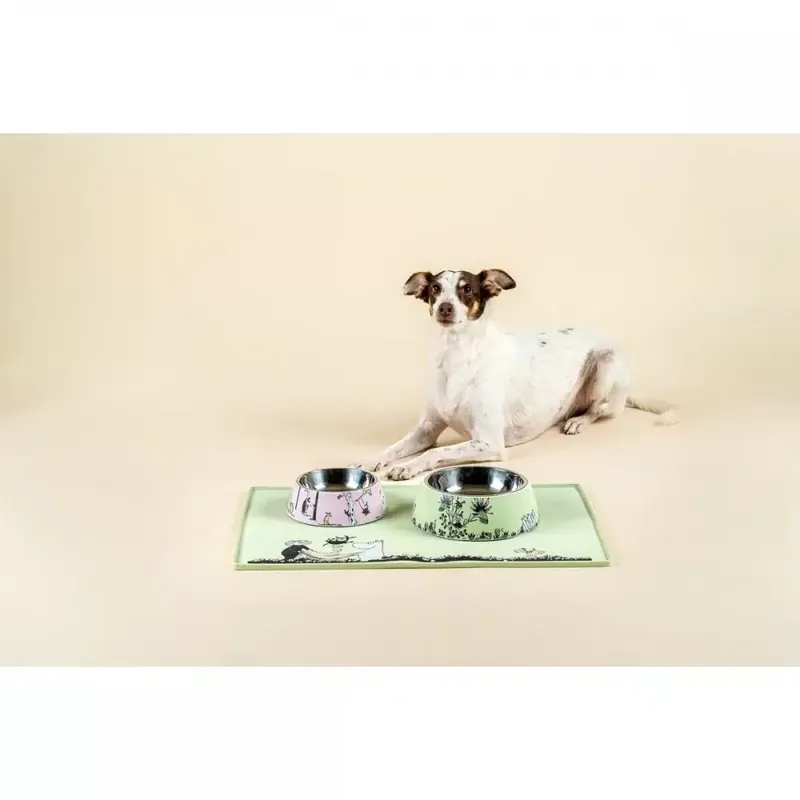 Moomin for Pets matskål för hund och katt (L Grön) | Precis inkommet