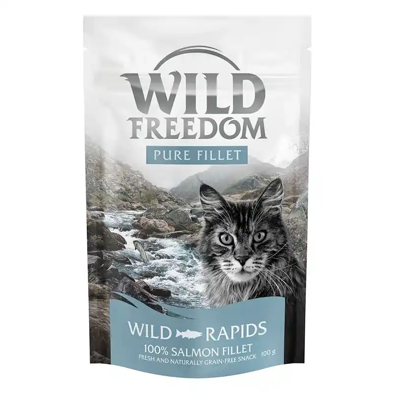 Utförsäljning | Wild Freedom – Filets Snacks – Laxfilé 100 g