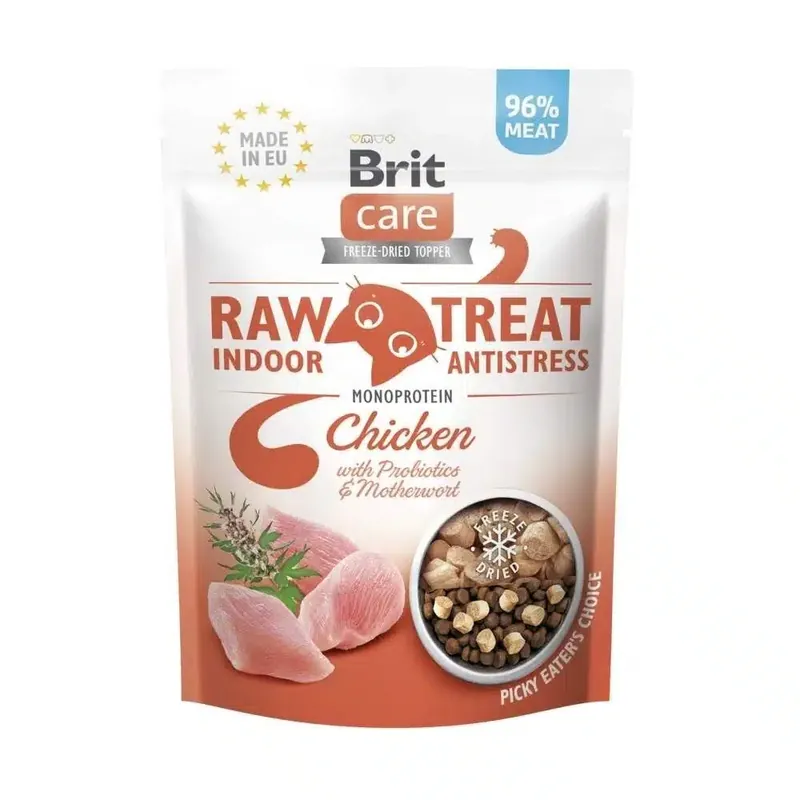 Nyhet i webbutiken - Brit Care Raw Treat Cat Antistress Kyckling 40 g