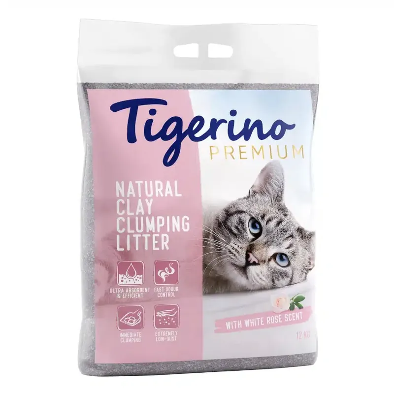Beställ direkt | Tigerino Canada Style / Premium kattströ – White Rose – 12 kg