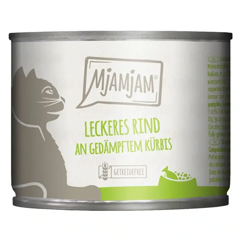 MjAMjAM 6 x 200 g – Läckert nötkött med ångkokt pumpa | Outlet