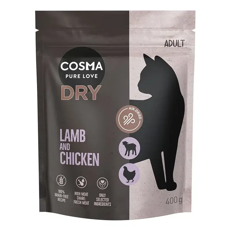 Kundernas favorit | Cosma torrfoder lamm & kyckling – 400 g