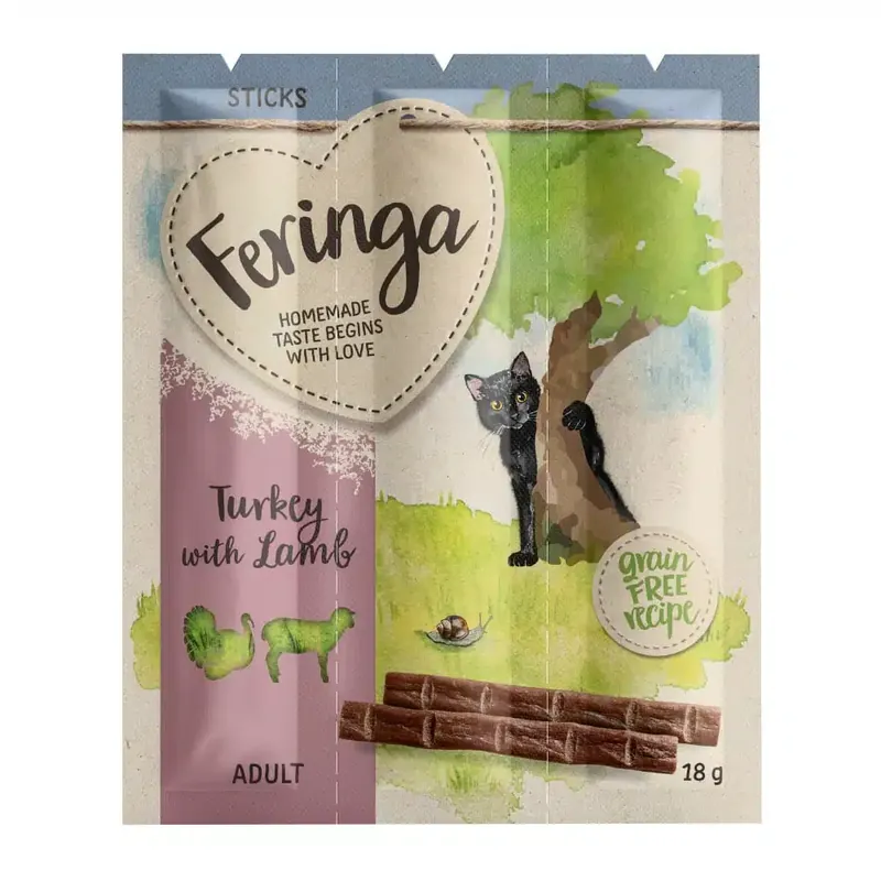 Skynda dig | Feringa Sticks Kalkon & lamm – 3 x 6 g