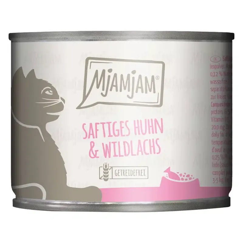 Bra pris just nu | MjAMjAM 6 x 200 g – Saftig kyckling och vild lax