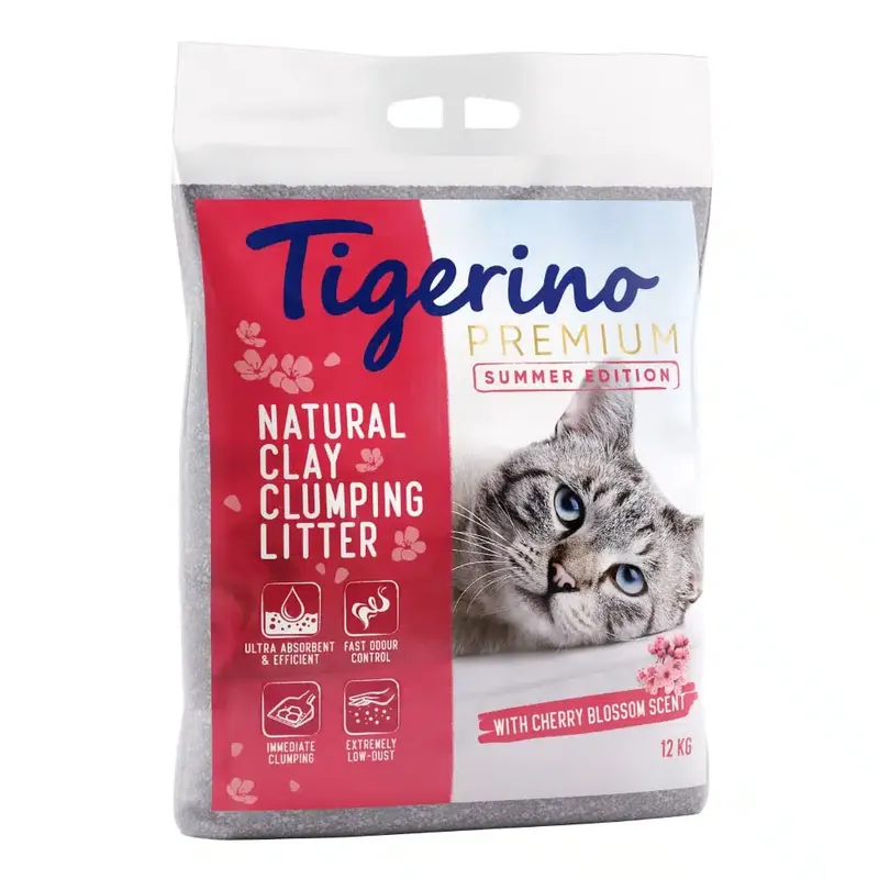 Populär - Limited Edition Tigerino Canada Style kattströ – Cherry Blossom – 12 kg