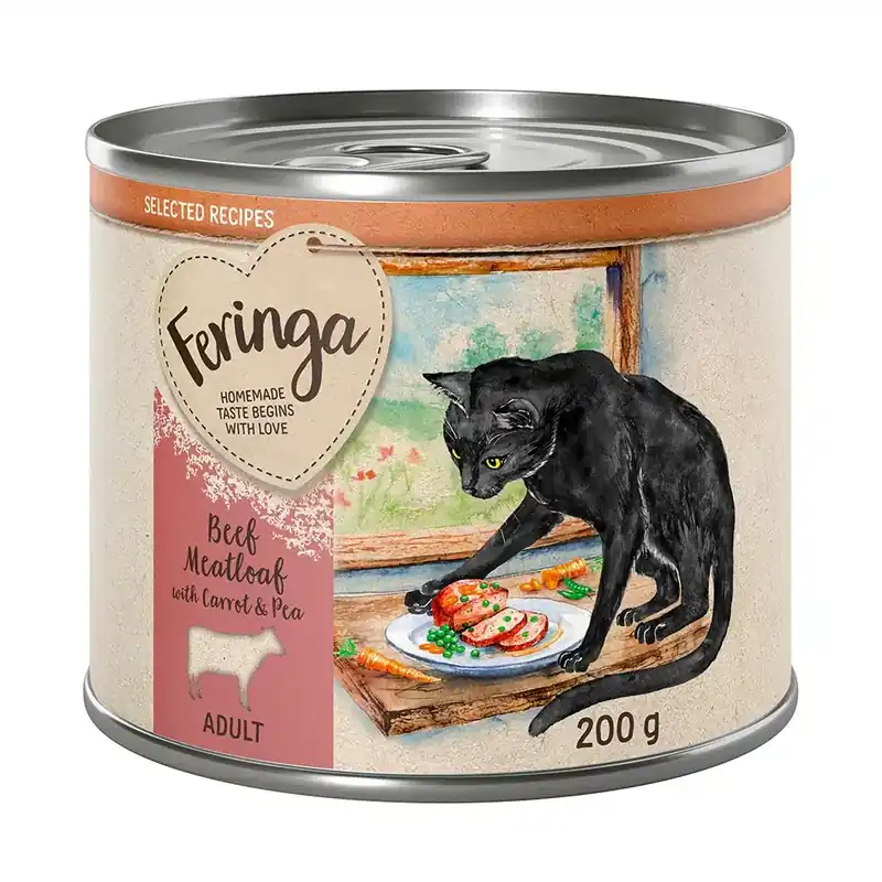 Rekommenderas | Feringa Selected Recipes 6 x 200 g – Köttfärslimpa med morot och ärtor