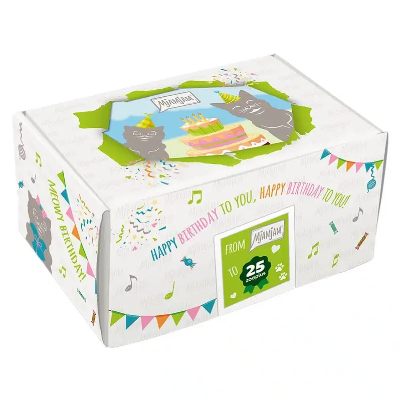 MjAMjAM zooplus birthday edition 6 x 400 g + 2 x 125 g – Mixpack - Deal