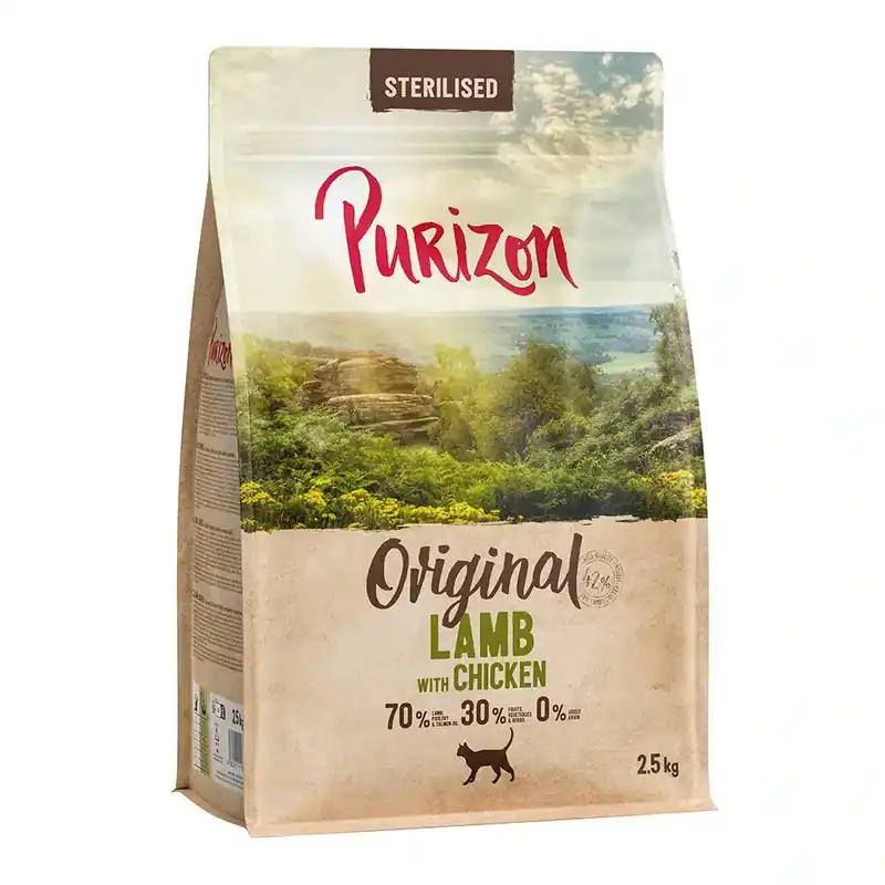 Fyndpris - Purizon Sterilised Adult Lamb & Chicken – Grain Free – 2,5 kg