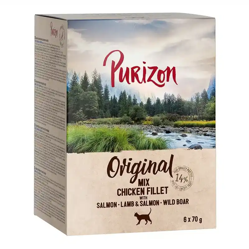 Purizon Adult 6 x 70 g – Grain Free – Mixpack 3 sorter | Fynd