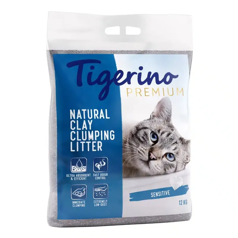Fyndpris - Tigerino Canada Style / Premium kattströ – Sensitive (parfymfri) – 12 kg