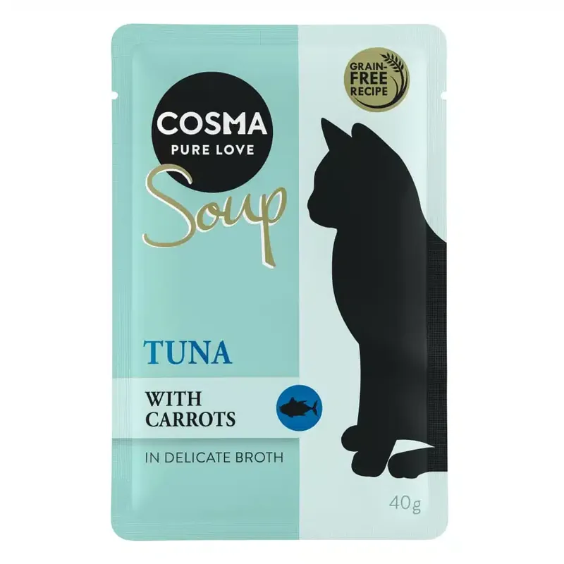 Precis tillagt - Cosma Soup 12 x 40 g – Tonfisk med morötter