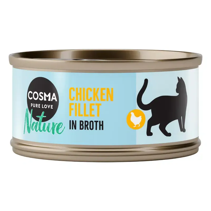 Bästsäljare | Cosma Nature 6 x 70 g – Kycklingfilé
