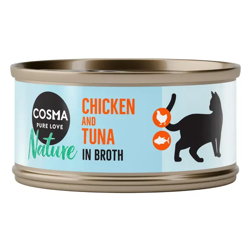 Cosma Nature 6 x 70 g – Kycklingbröst & tonfisk | Försäljningssuccé