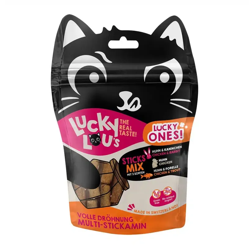 Nästan slut | Lucky Lou Lucky Ones Sticks mixpack – 50 g mixpack (3 sorter)
