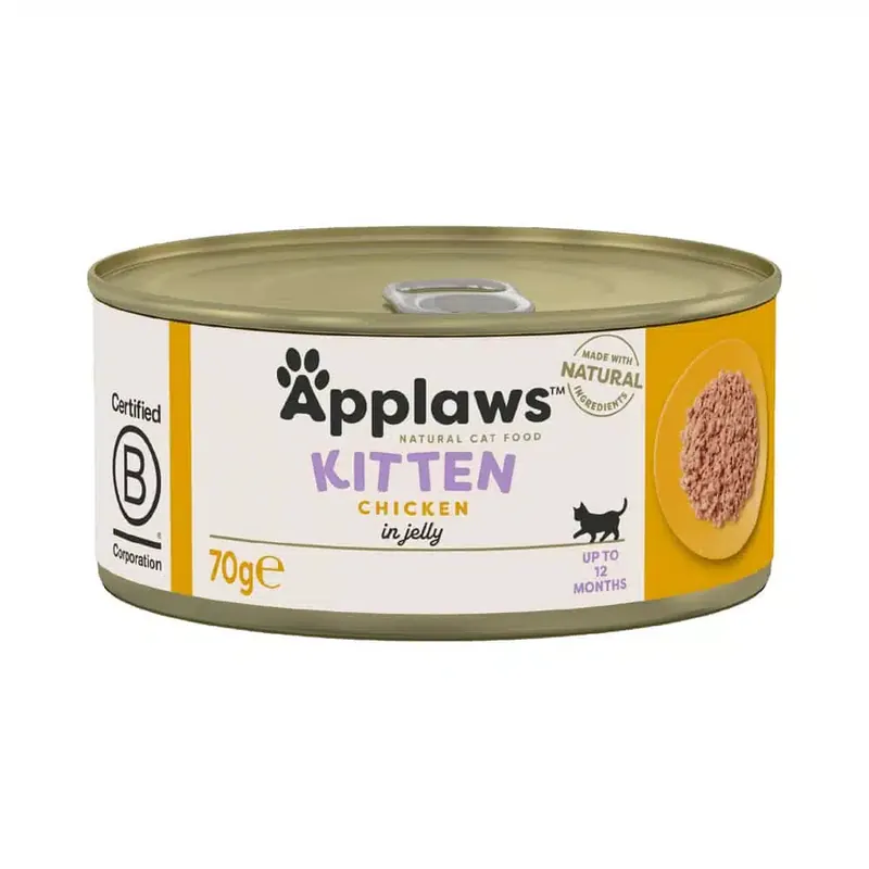 Nedsatt pris - Applaws Kitten kattmat 6 x 70 g – Kitten Kyckling