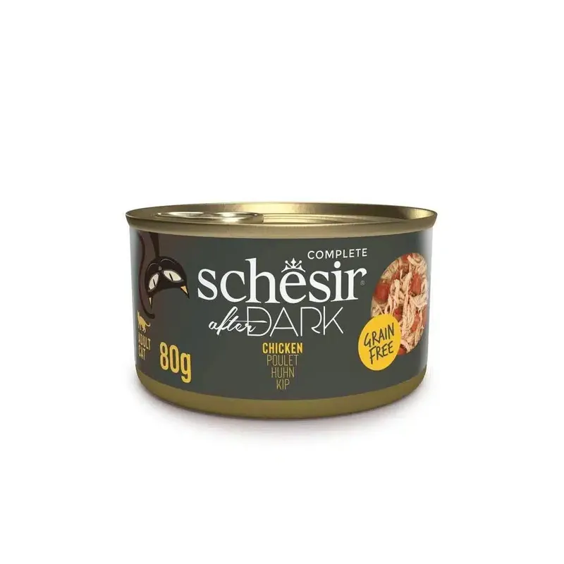Beställ idag | Schesir Cat Adult After Dark Kyckling 80 g