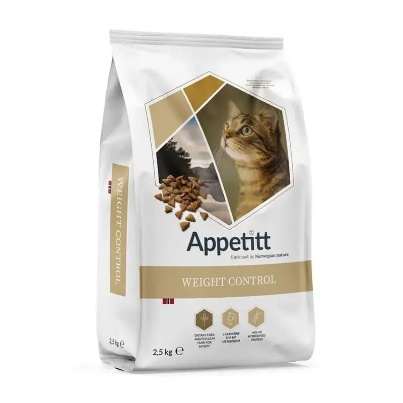 Appetitt Cat Weight Control 2,5 kg | Erbjudandet går snart ut