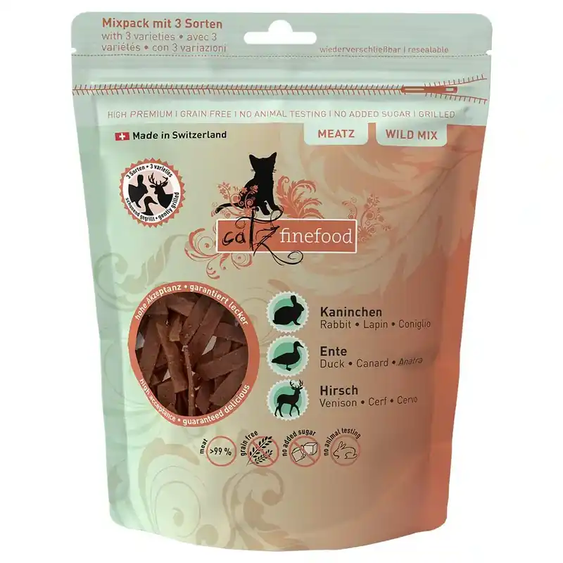 catz finefood Meatz mixpack – Wild Mix 45 g | Så länge lagret räcker