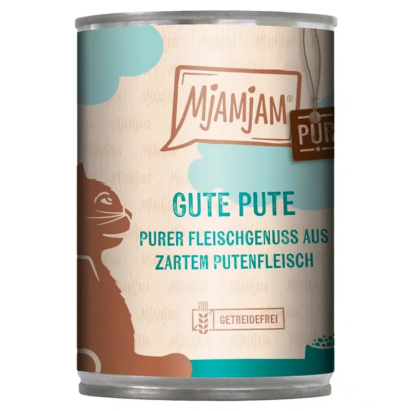 MjAMjAM Pure Meat Pleasure 6 x 400 g – God kalkon - Bästa pris