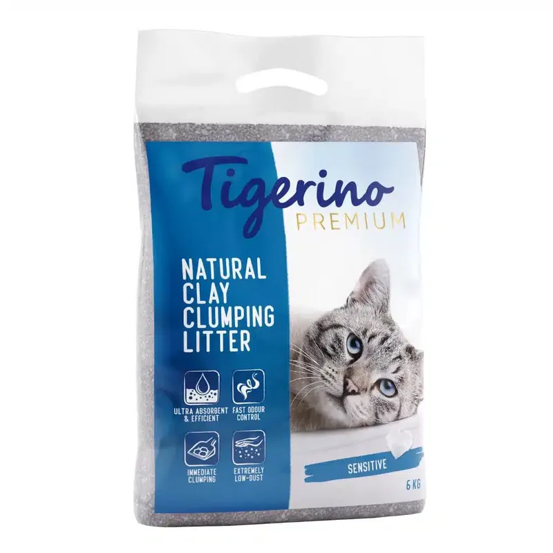 Försäljningssuccé | Tigerino Canada Style / Premium kattströ – Sensitive (parfymfri) Provpack 6 kg