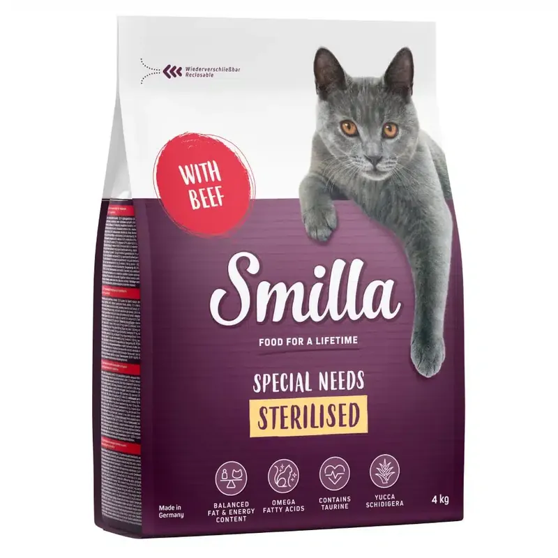 Smilla Adult Sterilised nötkött – 4 kg - Ta chansen