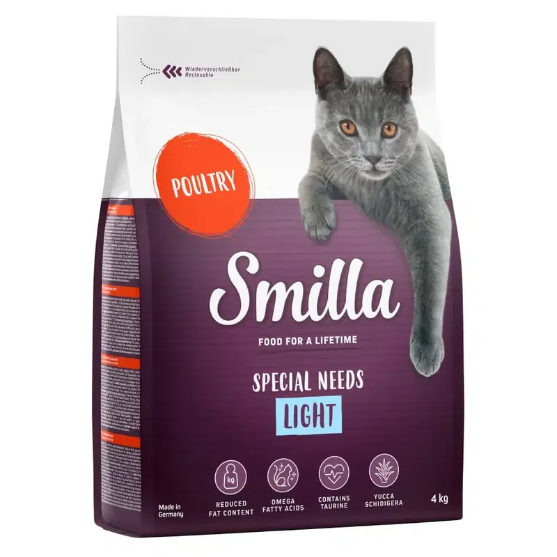 Enkel retur - Smilla Adult Light fjäderfä – 4 kg